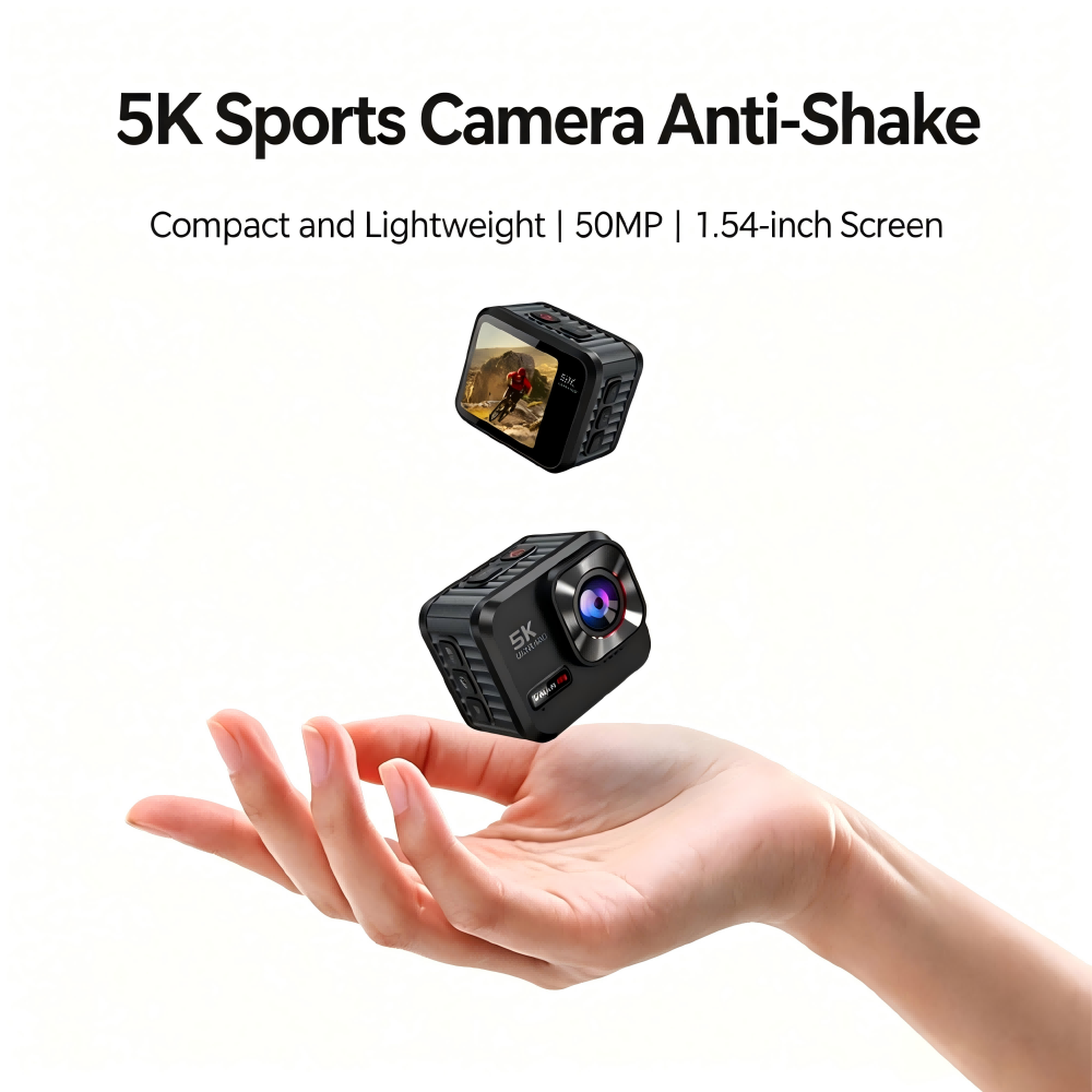 Runcam Camera - Betaalbare 5K-actiecamera voor vloggen, sportcamera voor