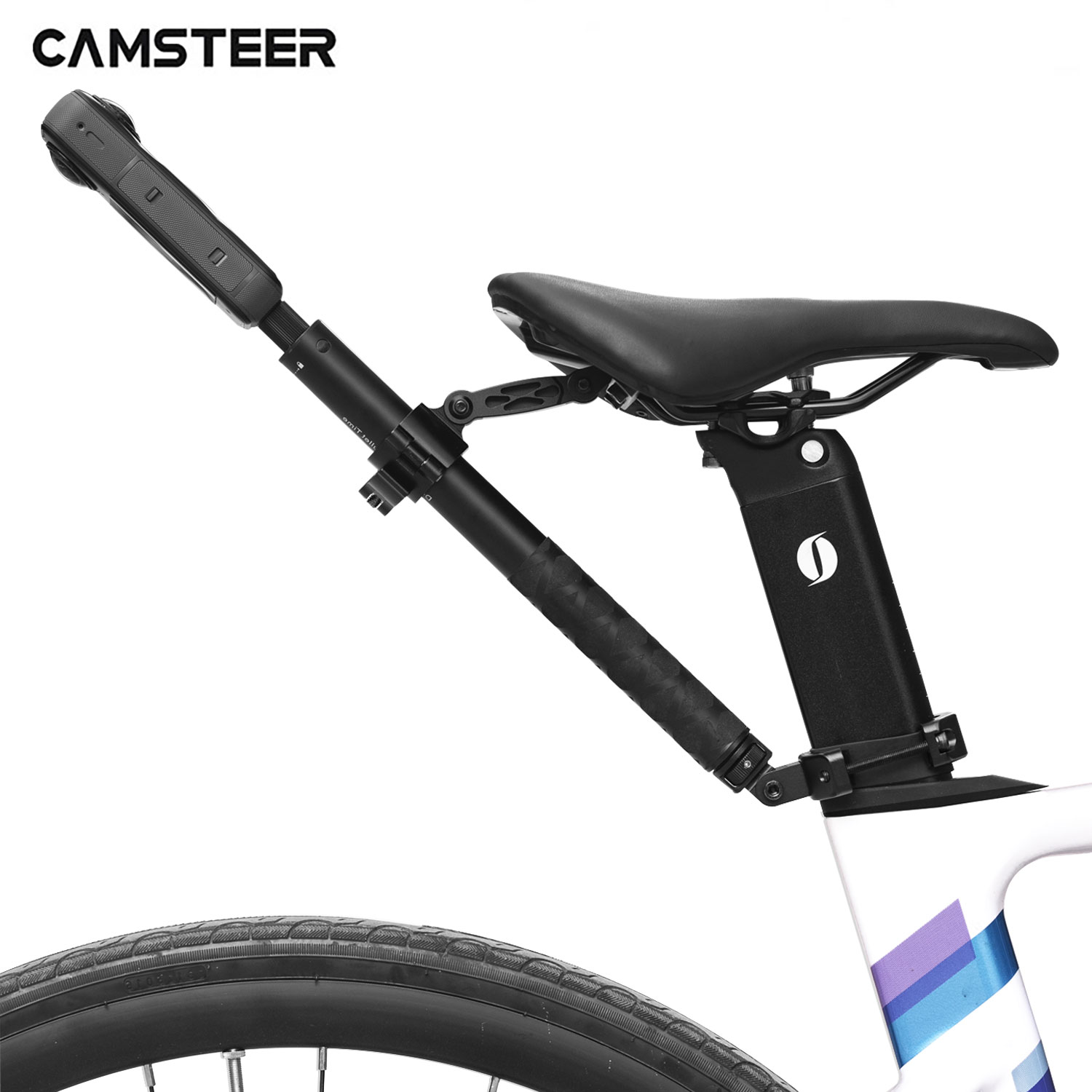 Runcam Camera - Camsteer Premium Fietszadelmontage voor derde persoon