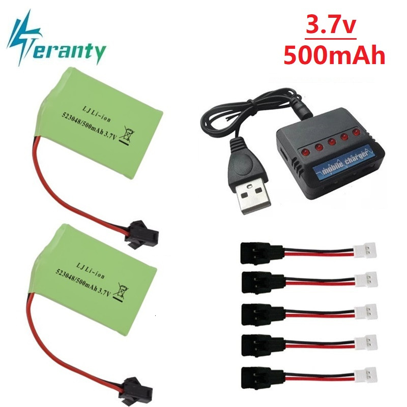 Balance Charger Rc - 3.7V 500mAh 523048 Li-ion Batterij +