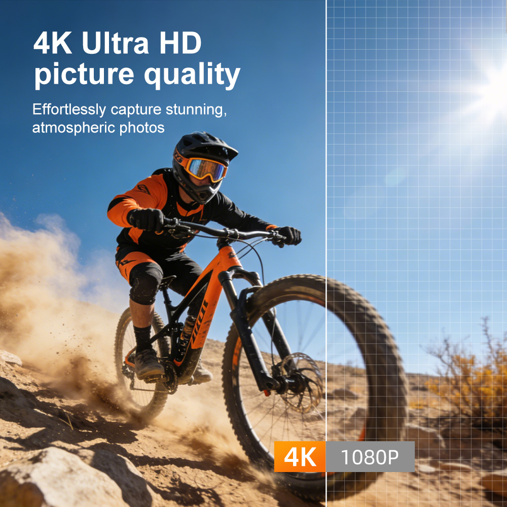 Ourlife 4K Actiecamera 330 °   - Runcam Camera recensie en prijs
