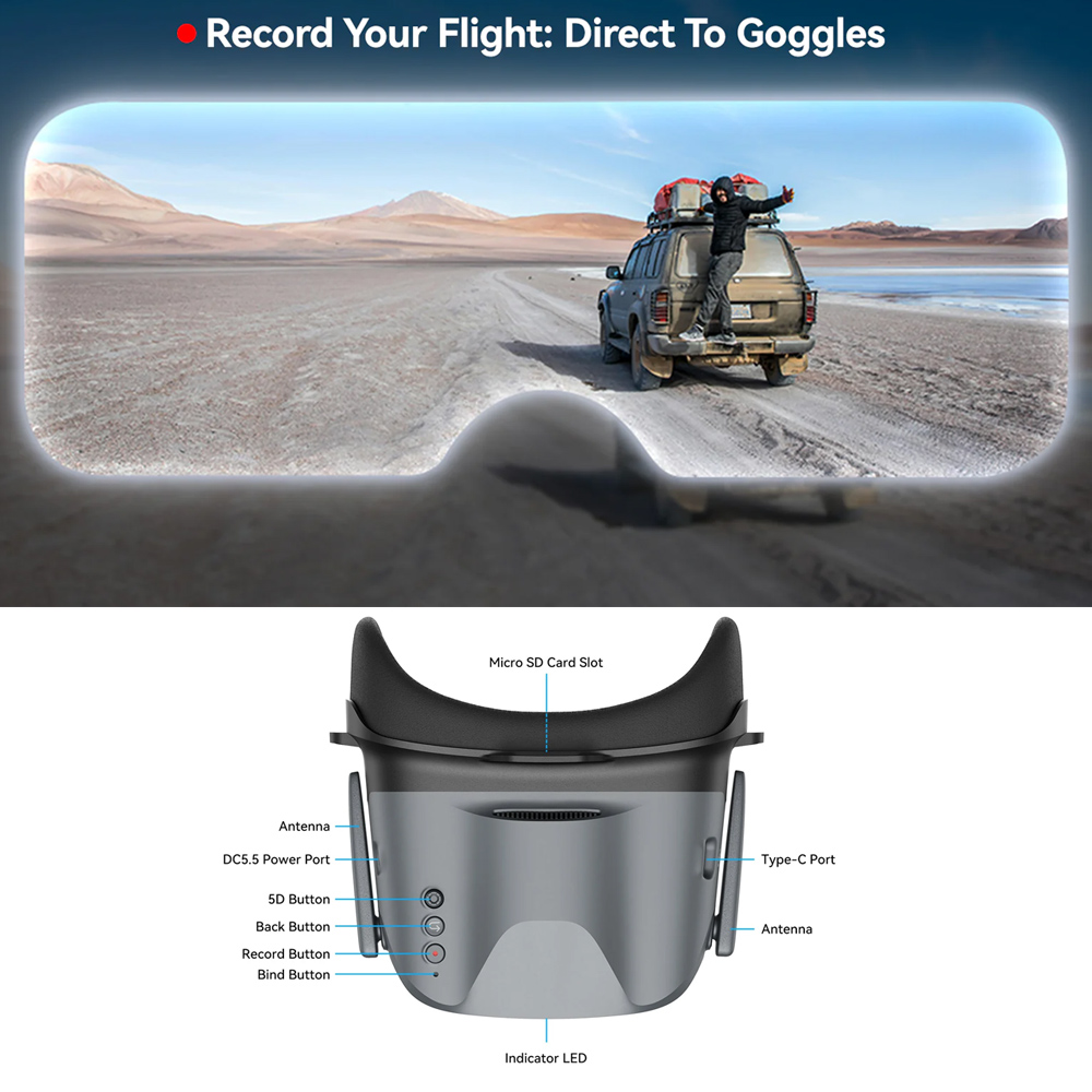 BETAFPV VR04 FPV-bril HD Pro / - Goggles Fpv recensie en prijs