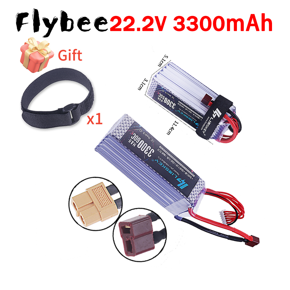 Gloednieuwe 3300mAh 22.2V 60C  - Lipo Battery 6S recensie en prijs