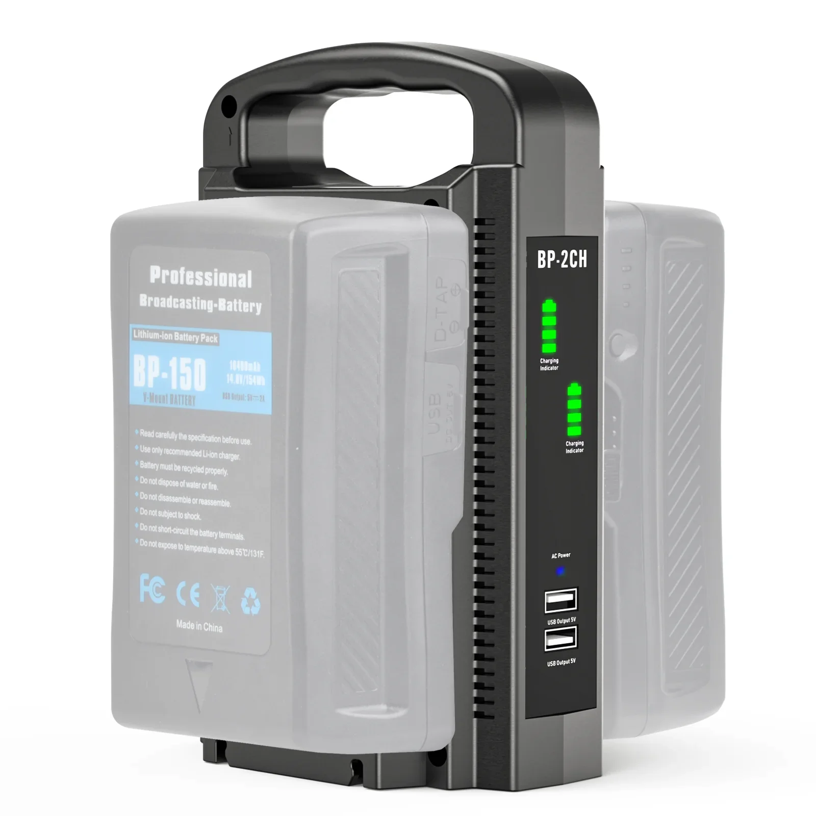 SWZY BP-2CH V-mount batterijla - Drone Battery recensie en prijs