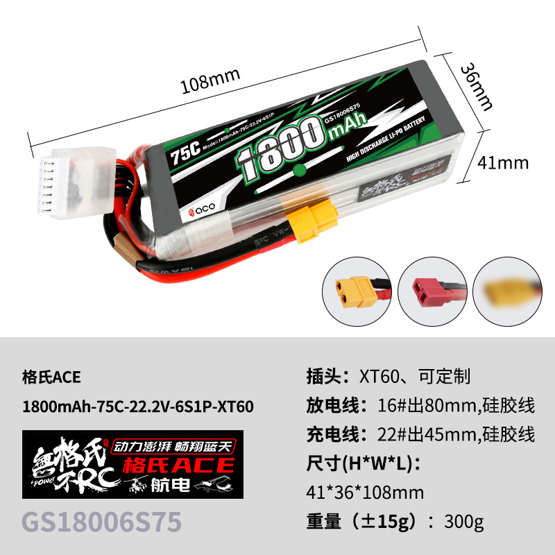 2 stuks Gens ACE 22.2V Lipo Ba - Lipo Battery 6S recensie en prijs