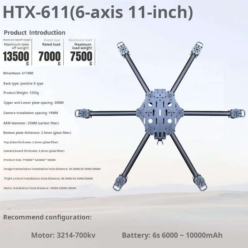 Cross Machine Zesassig 11/13/1 - Carbon Fiber Drone Frame recensie en prijs