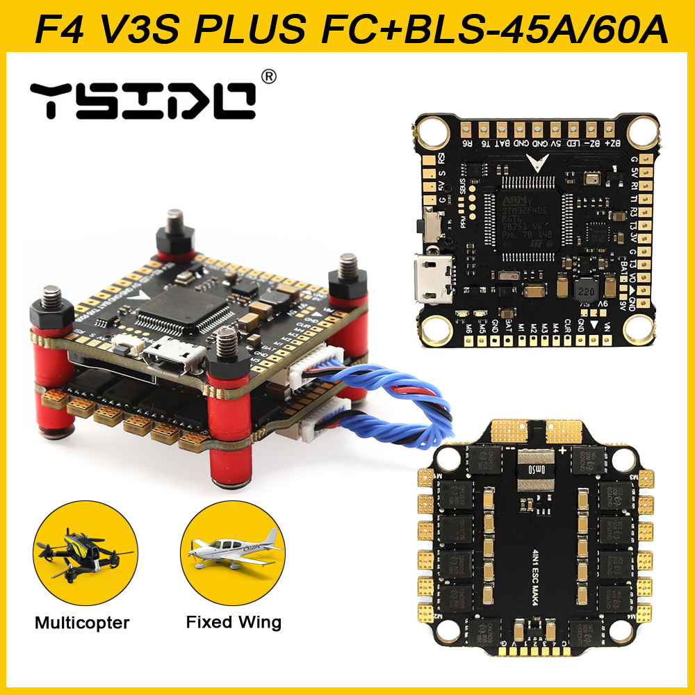 YSIDO NIEUWE F4 V3S PLUS Fligh - Betaflight Fc recensie en prijs