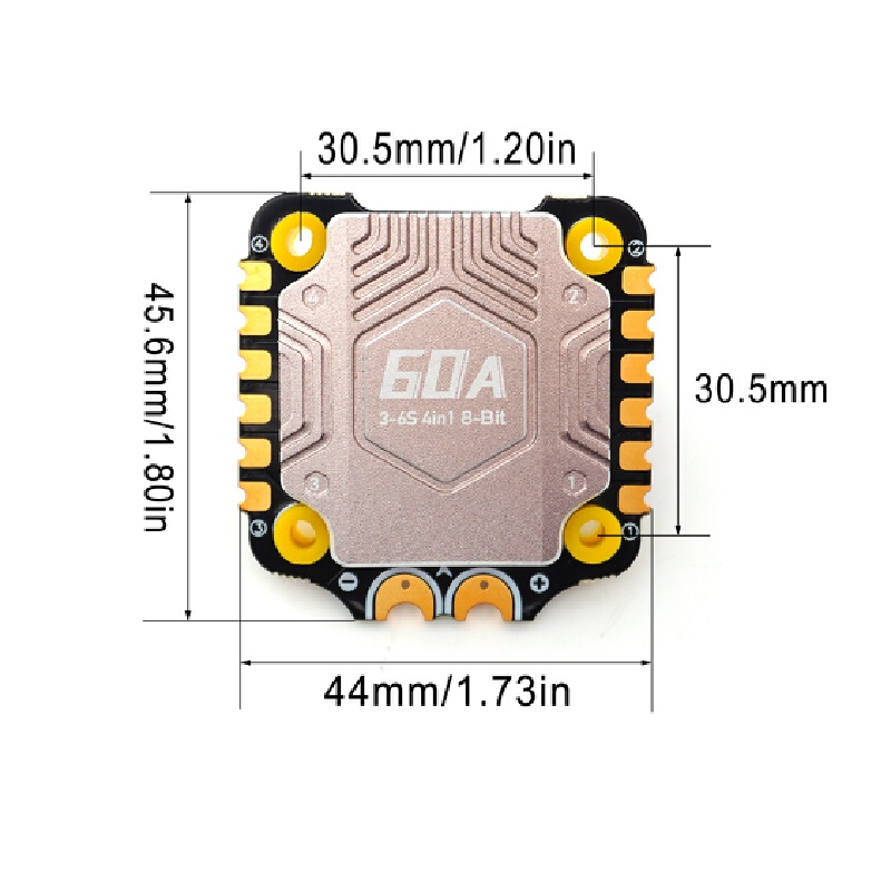Stack BLS 60A F405 V4 vluchtco - Betaflight Fc recensie en prijs