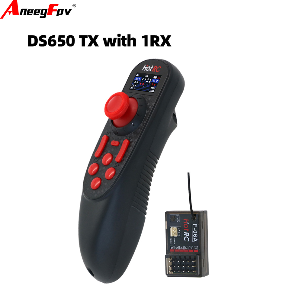 HOTRC Hot RC DS-650 DS 650 6CH - Radio Transmitter 2.4Ghz recensie en prijs