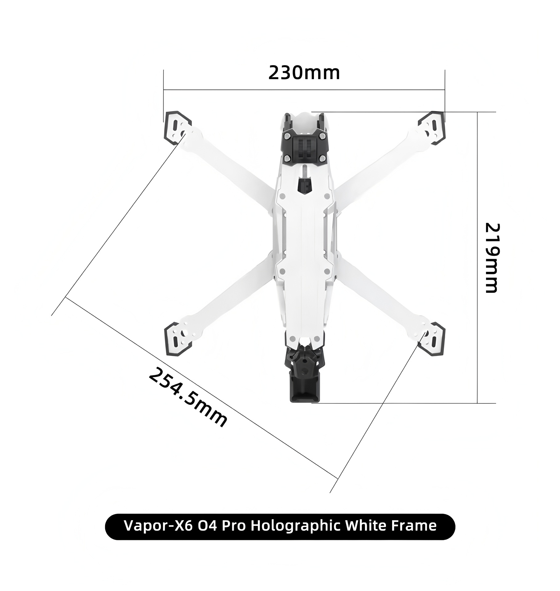 GEPRC Vapor D5/x5/x6 O4 Pro Fr - Carbon Fiber Drone Frame recensie en prijs