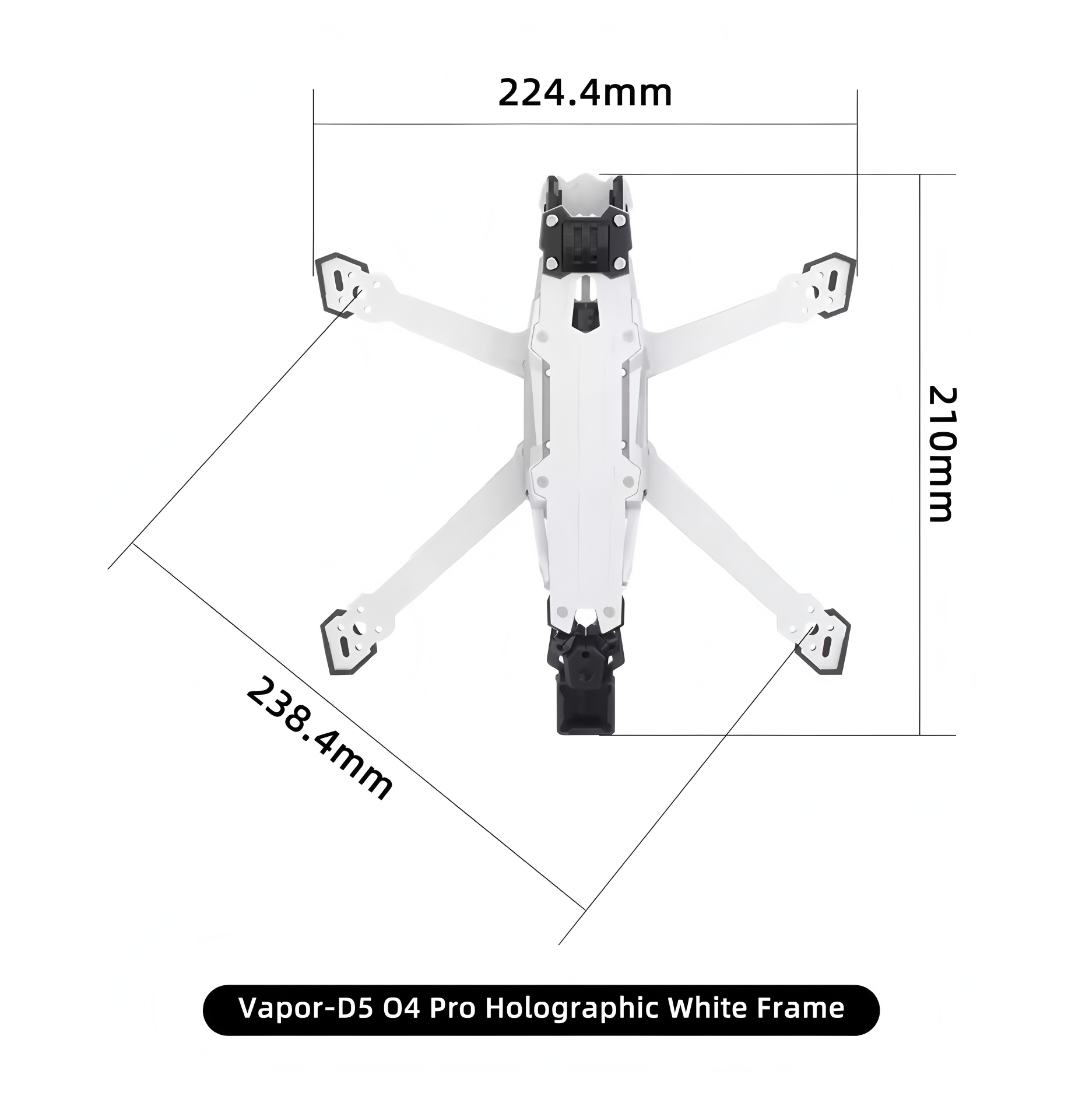 GEPRC Vapor D5/x5/x6 O4 Pro Fr - Carbon Fiber Drone Frame recensie en prijs