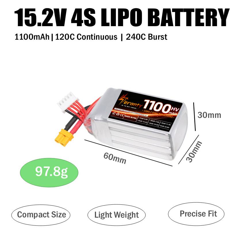 Teranty 2S 3S 4S 6S HV LiPo-ba - Lipo Battery 4S recensie en prijs