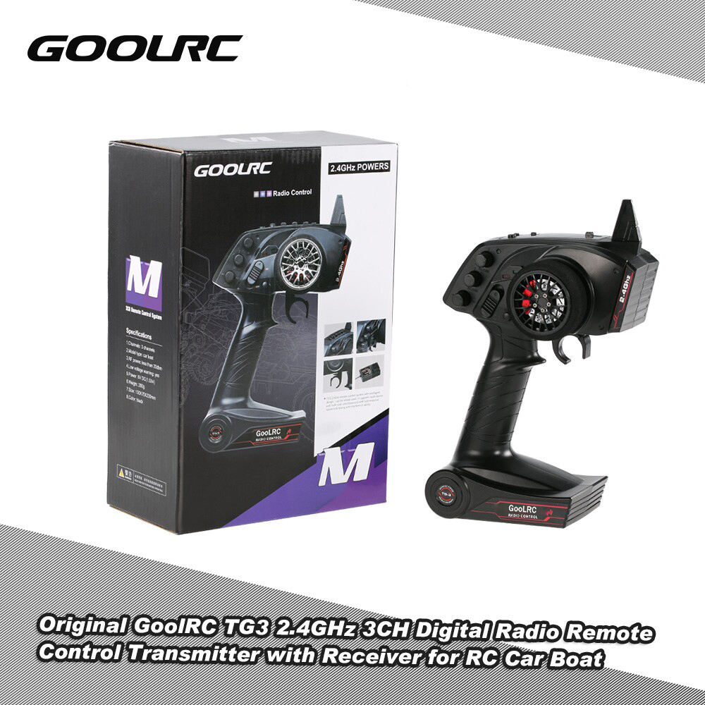 GoolRC TG3 2,4 GHz 3CH digital - Radio Transmitter 2.4Ghz recensie en prijs