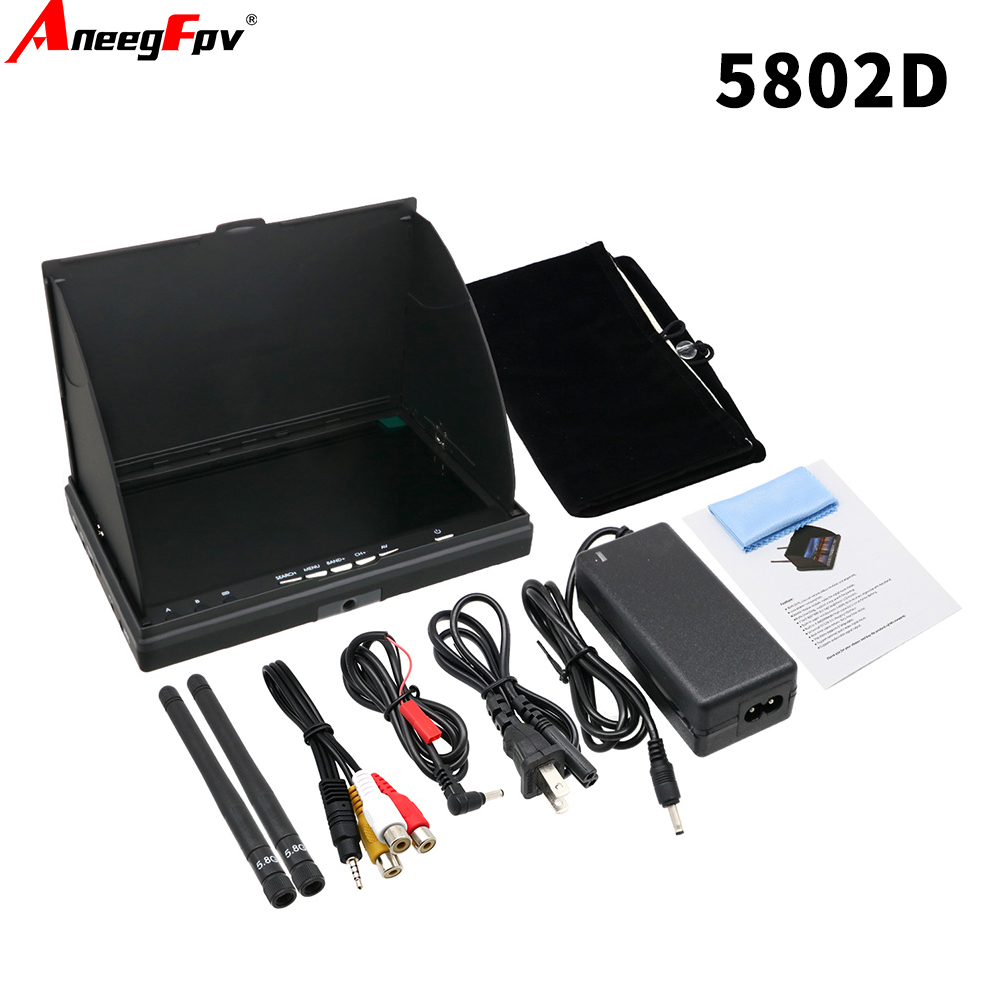 LCD5802D LCD5802S 7 inch 5.8G  - Goggles Fpv recensie en prijs