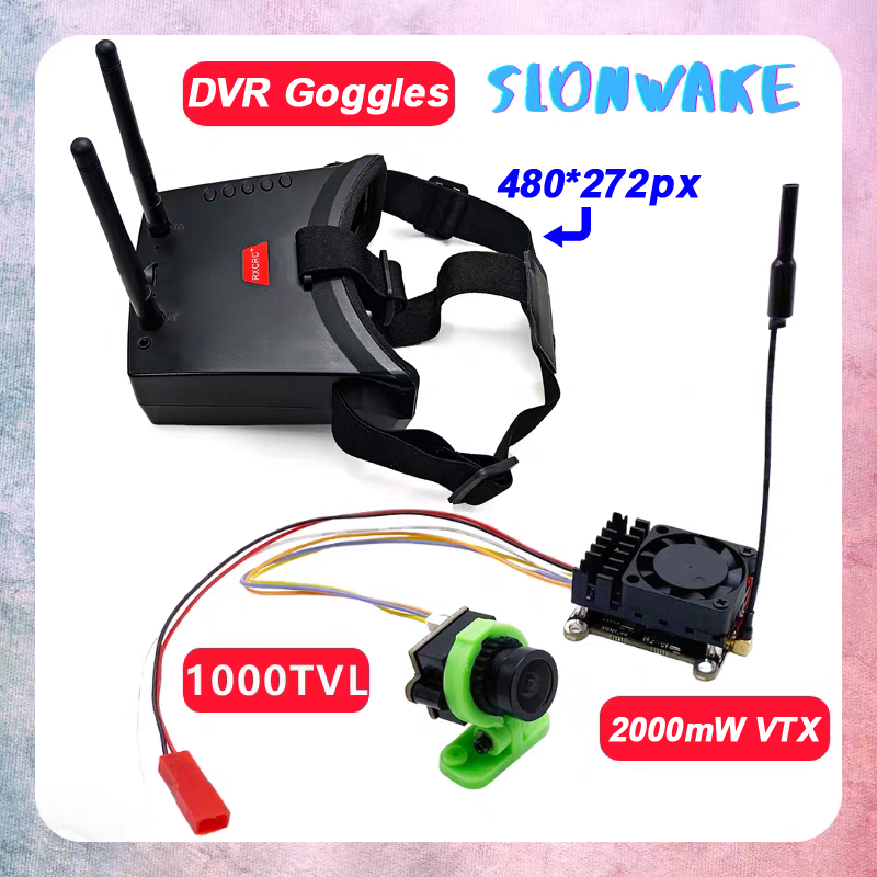 Meer dan 20 km bereik 5,8 GHz  - Goggles Fpv recensie en prijs