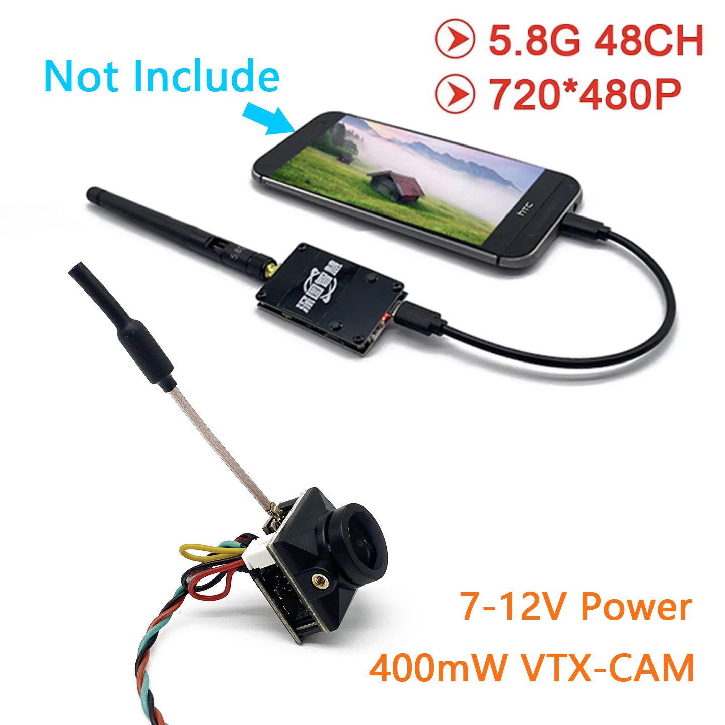 SLONWAKE 5.8G Analoge UVC OTG- - Analog Fpv Camera recensie en prijs