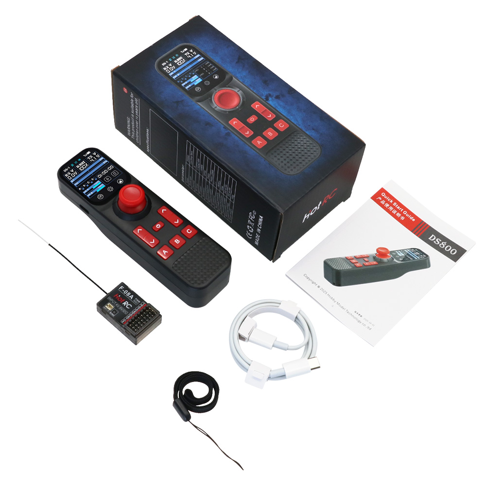 Hotrc DS-800 2.4Ghz 8CH FHSS A - Radio Transmitter 2.4Ghz recensie en prijs