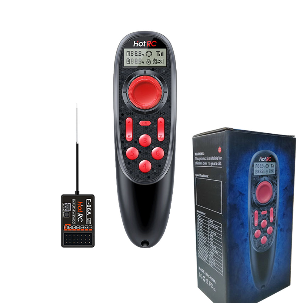 HOTRC DS-600 2,4 GHz 6CH RC bo - Radio Transmitter 2.4Ghz recensie en prijs