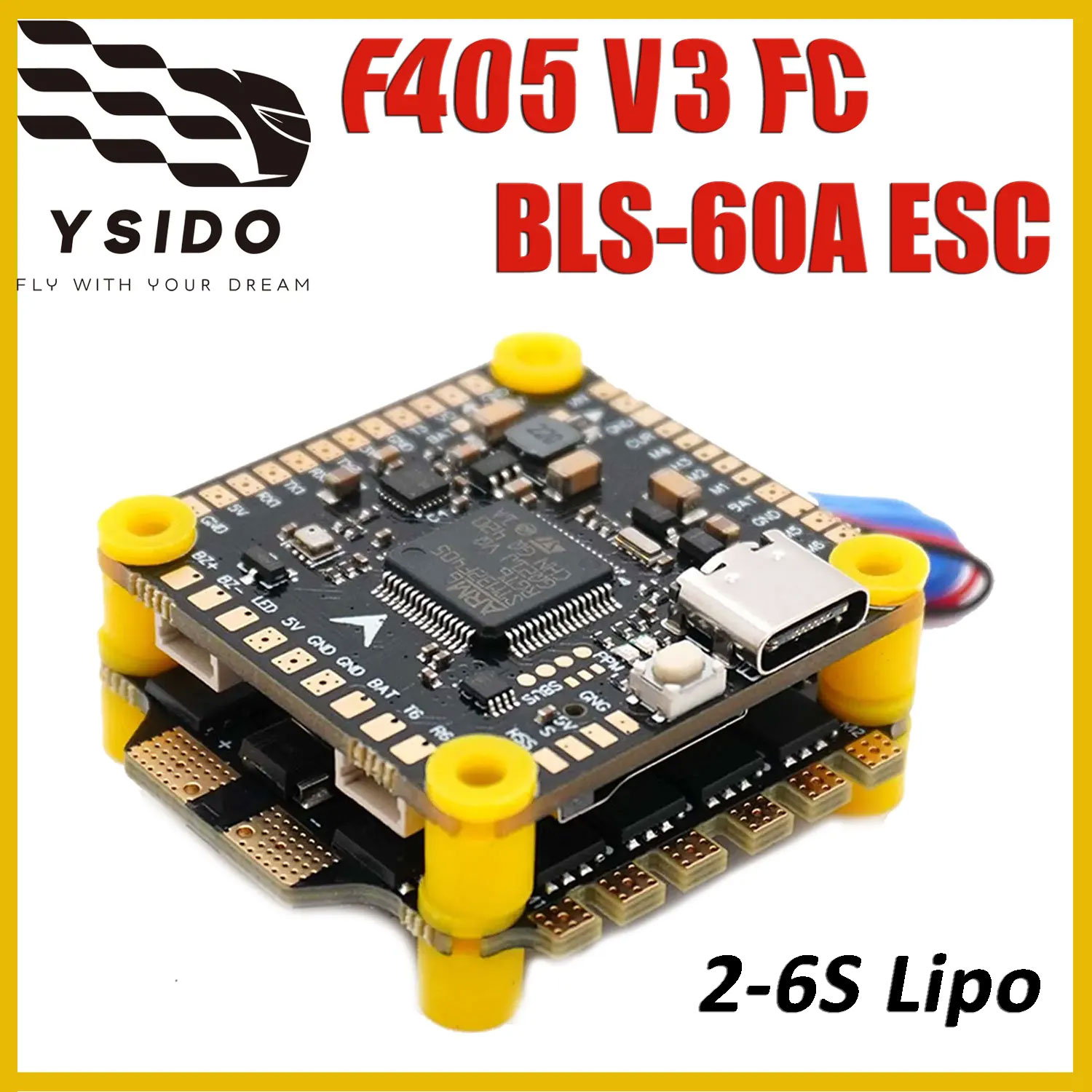 YSIDO F405 V3 Flight Controlle - F405 Flight Controller recensie en prijs
