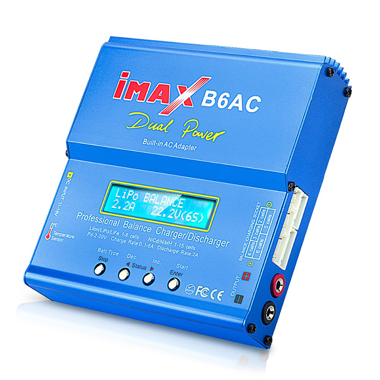 IMAX B6AC RC Lader 80W 6A 2-6S - Lipo Battery 6S recensie en prijs